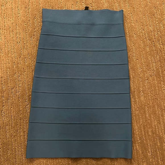 Blue bandage mini skirt - Picture 1 of 1